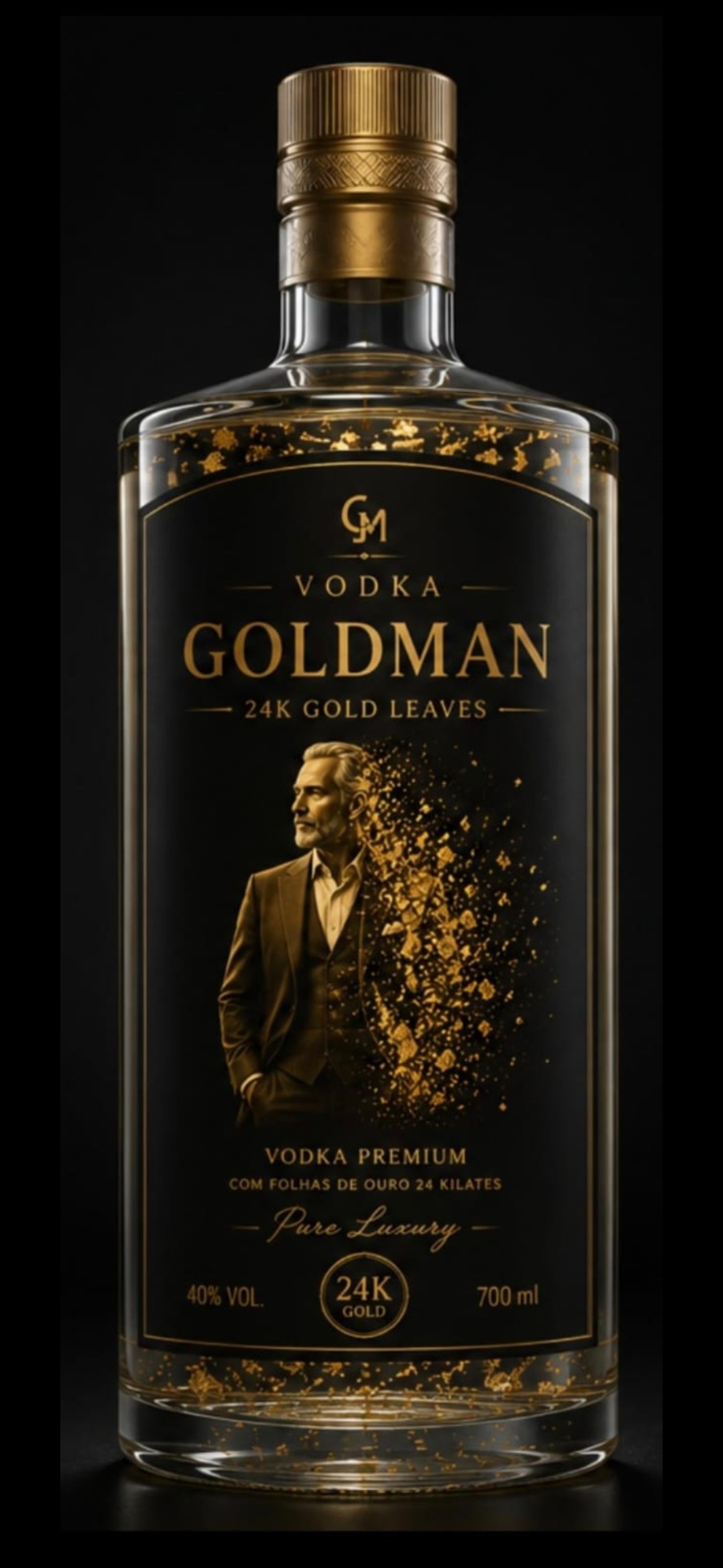 Goldman Vodka 24k Gold Leaves